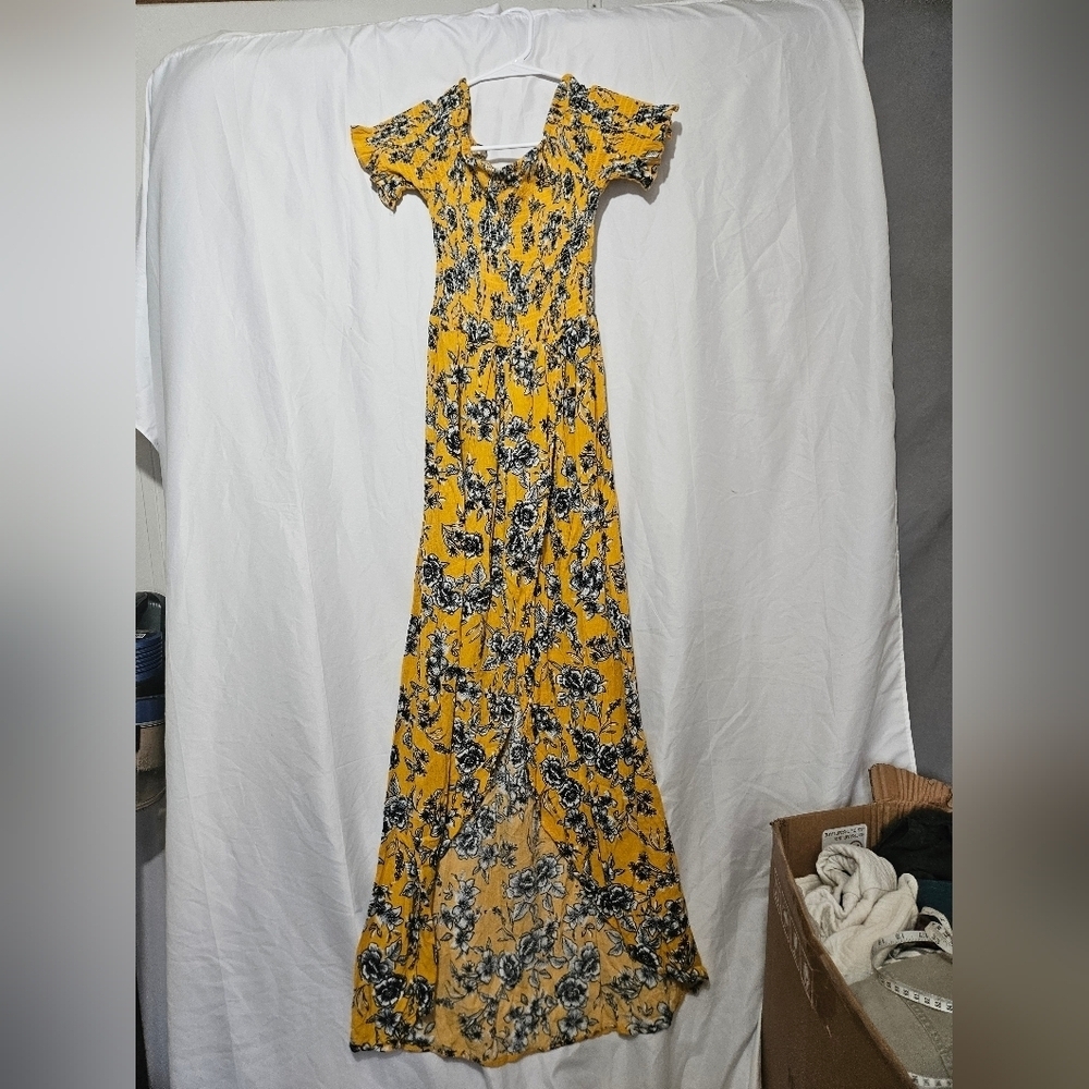 New Look Yellow Floral Maxi Dress!